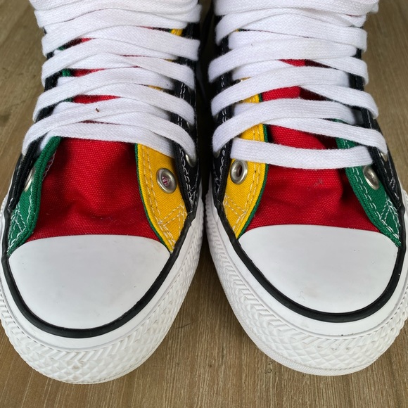 Womens size 7, mens size 5 chuck taylor high top converse double layer tongue - Picture 6 of 6